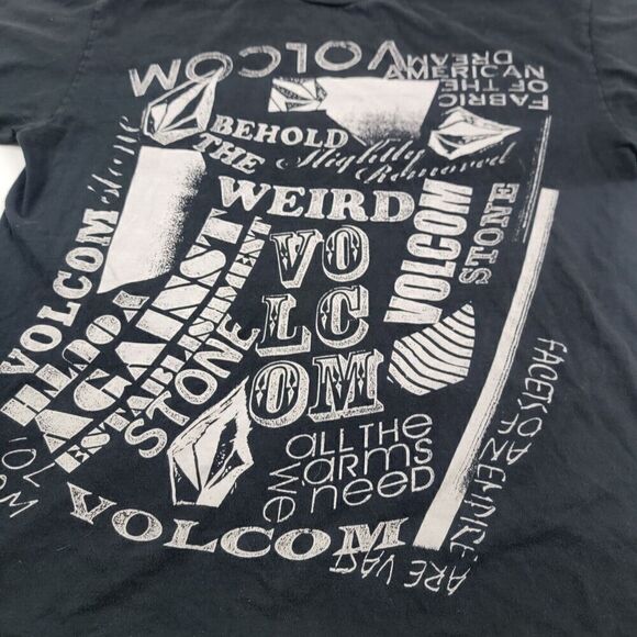 Volcom Stone T Shirt Large Vtg 90s 00s Y2K Skate Grunge Vtg Baggy Distressed - Picture 6 of 10